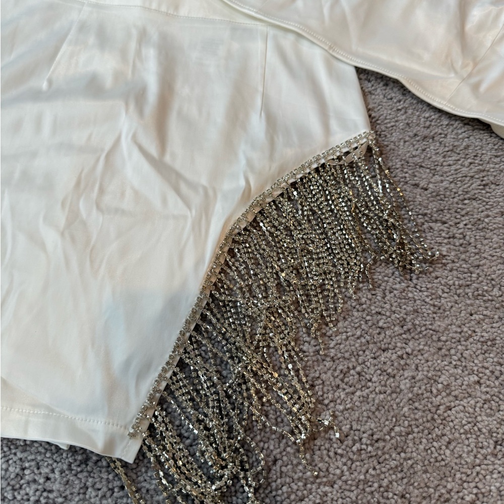 Rhinestone satin set - Picture 4 of 4